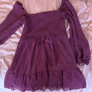 Wilfred Mauve Mini Dress